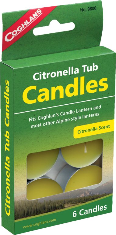 Coghlans Citronella Tub Candles - Sportinglife Turangi 